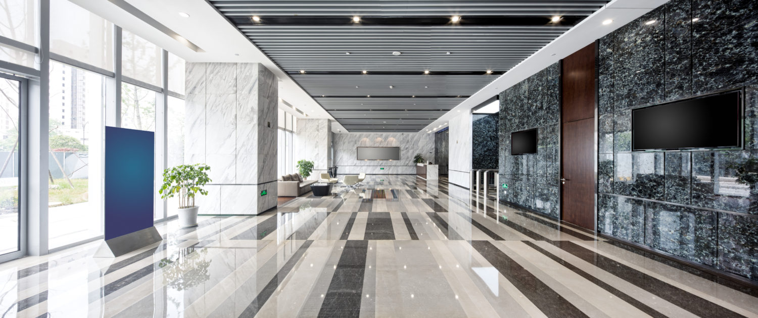interior of modern entrance hall